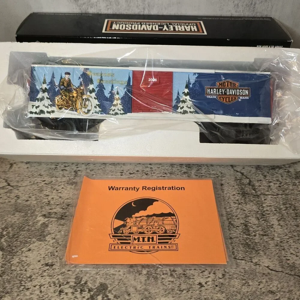 MTH Railking 30-74407 Harley Davidson Exclusive Season's Greetings Car 2006